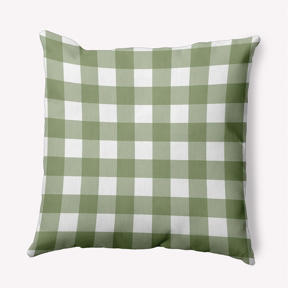 Gingham Plaid Accent Pillow