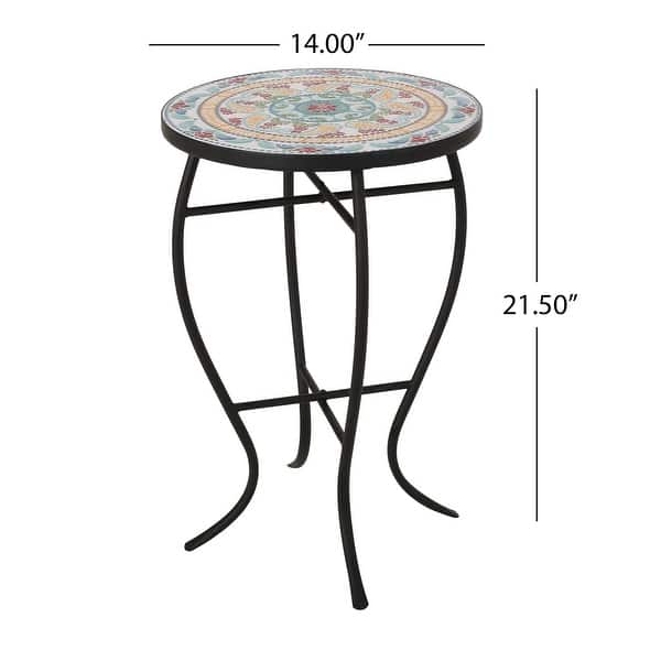 Shop Lansdowne Indoor Side Table With Tile Top By Christopher