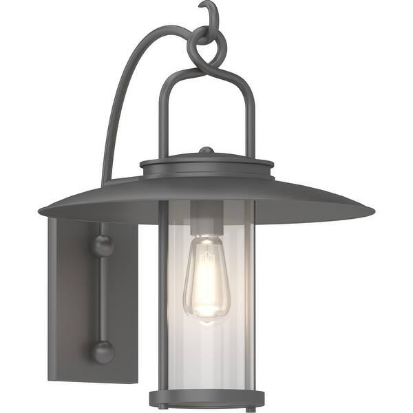 Shop Volume Lighting 1 Light Black Outdoor Lantern Wall Sconce