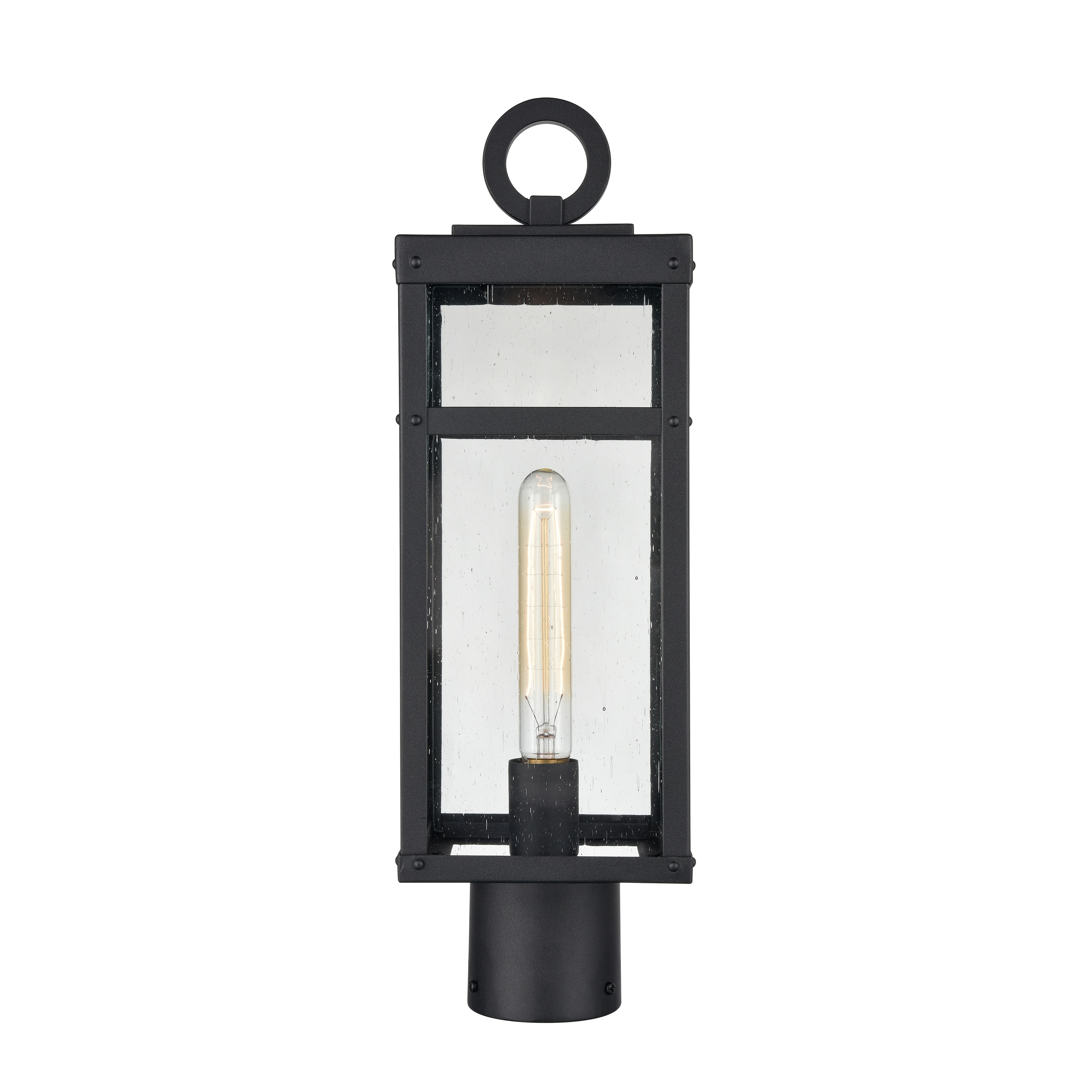 Dalton 20'' High 1-Light Outdoor Post Light - Textured Black - 20 inch H