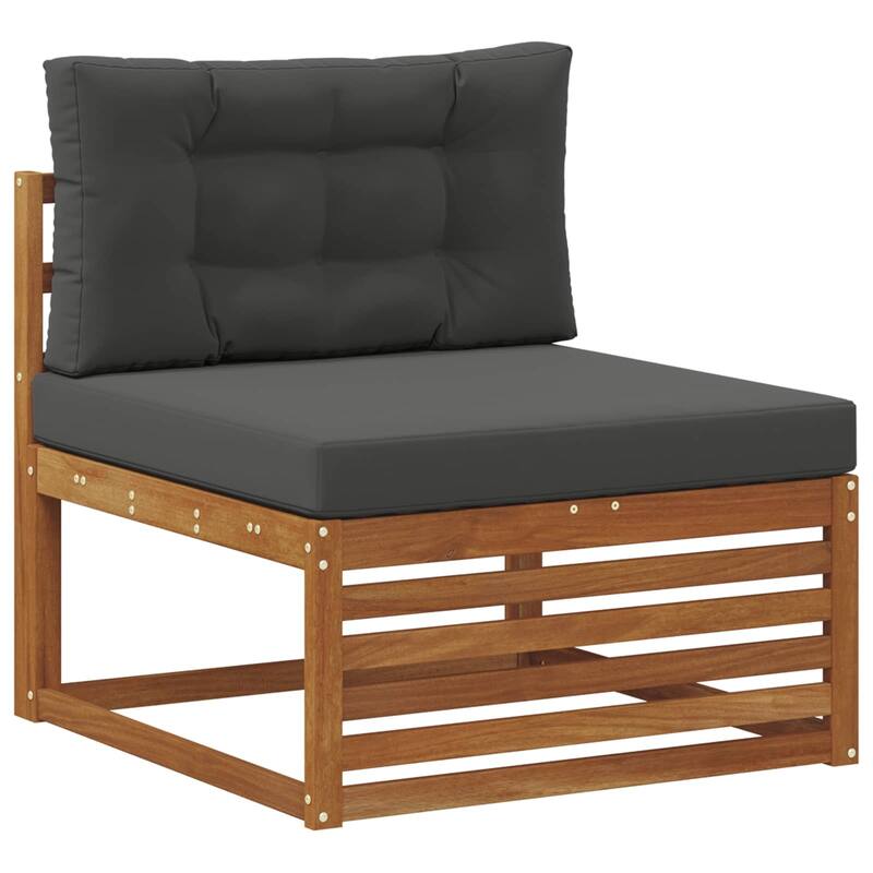 vidaXL Outdoor Sofa Solid Acacia Wood Natural