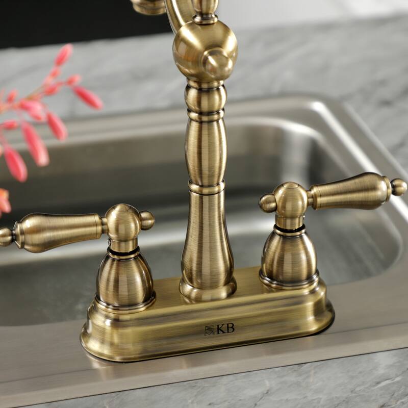 Kingston Brass Heritage 4 in. Centerset Bar Faucet