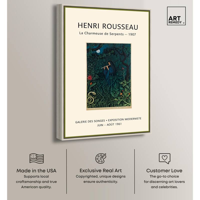 Rousseau's Jungle Dream Canvas by Art Remedy