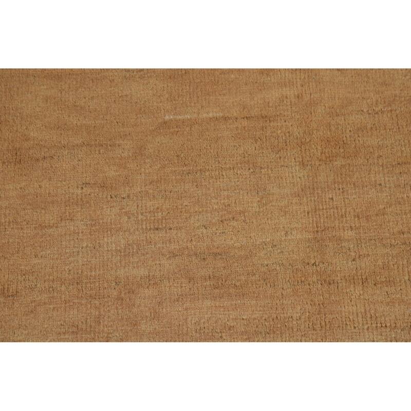 Modern Gabbeh Oriental Area Rug Contemporary Hand-Knotted Wool Carpet - 5'0" x 8'0"