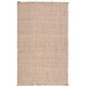 preview thumbnail 3 of 6, SAFAVIEH Handmade Natural Fiber Thuc Farmhouse Fringe Jute Rug 8' x 10' - Natural/Ivory - Rectangle
