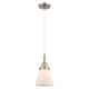 Option Brushed Satin Nickel / Matte White Shade
