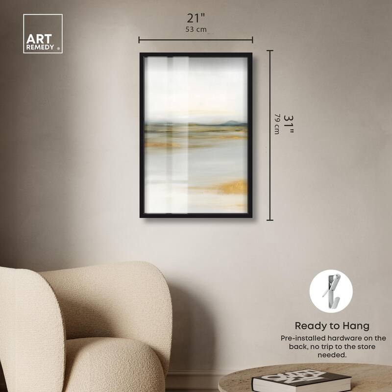 Misty Expanse I Shadowbox by Art Remedy