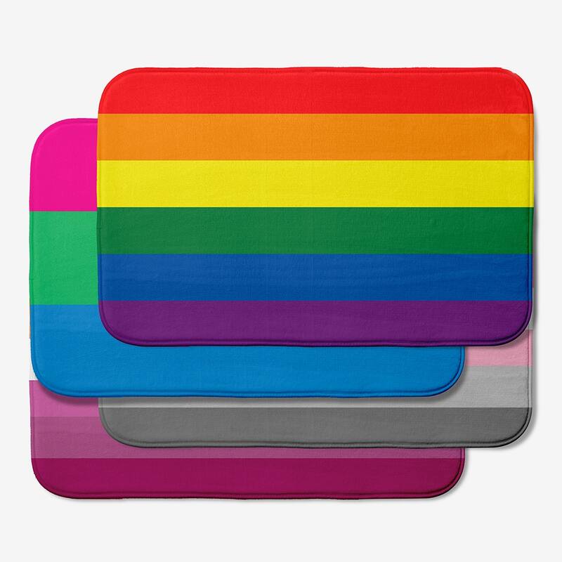Pride Plush Microfiber Bathmat