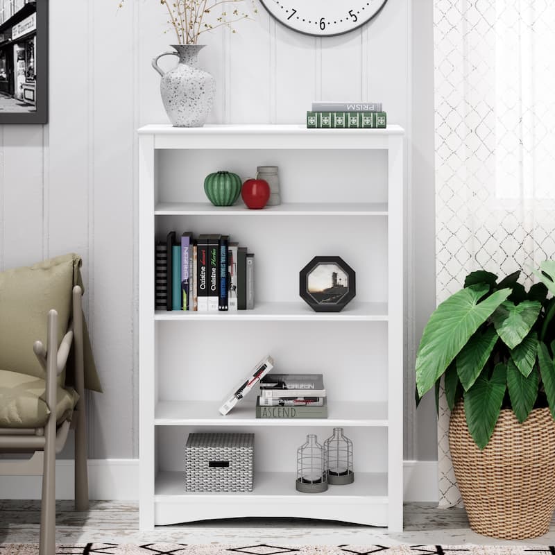 Prepac Home Office 4-Shelf Bookcase - 31.5" W x 48" H x 13" D