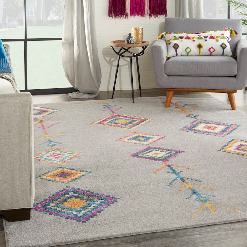 Nourison Passion Moroccan Geometric Tribal Area Rug