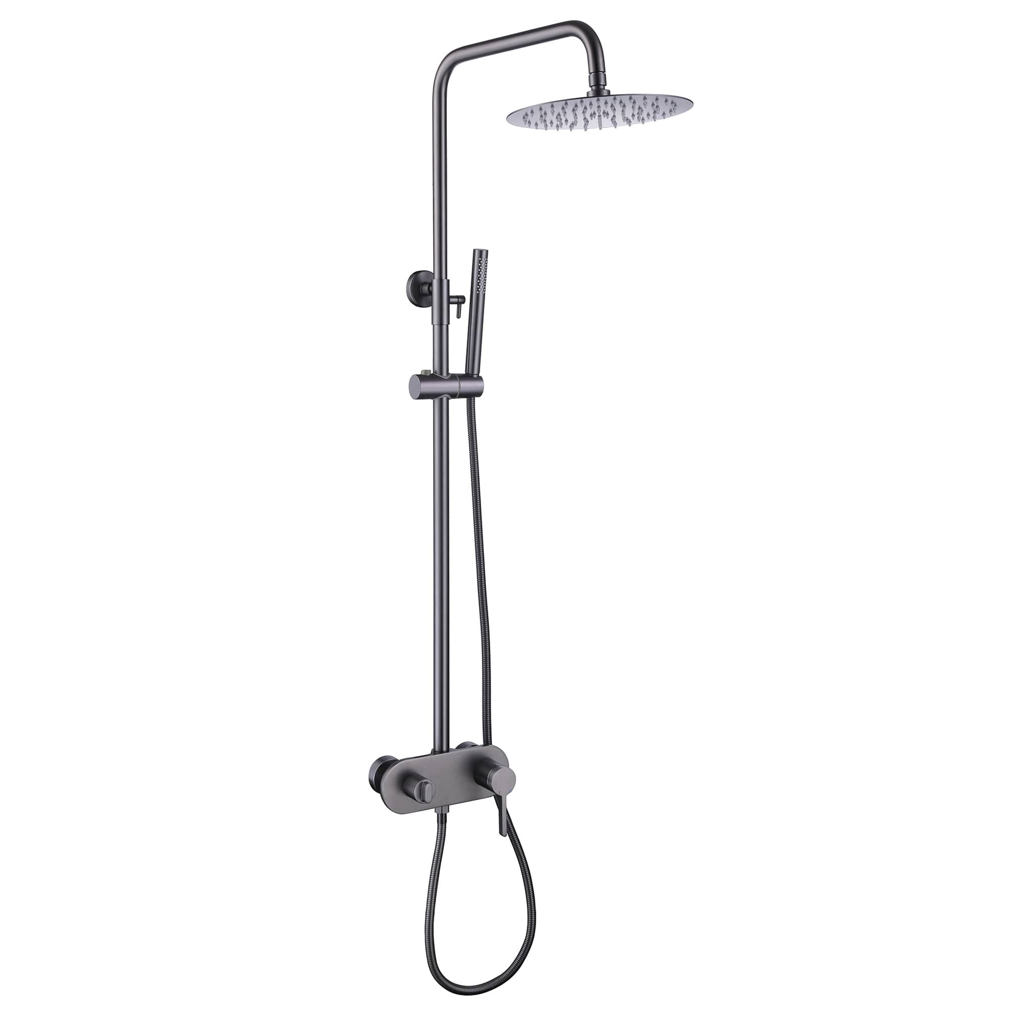 Wall-mounted complete shower system with soap dish (not including the  rough-in valve) - Bed Bath & Beyond - 38454601