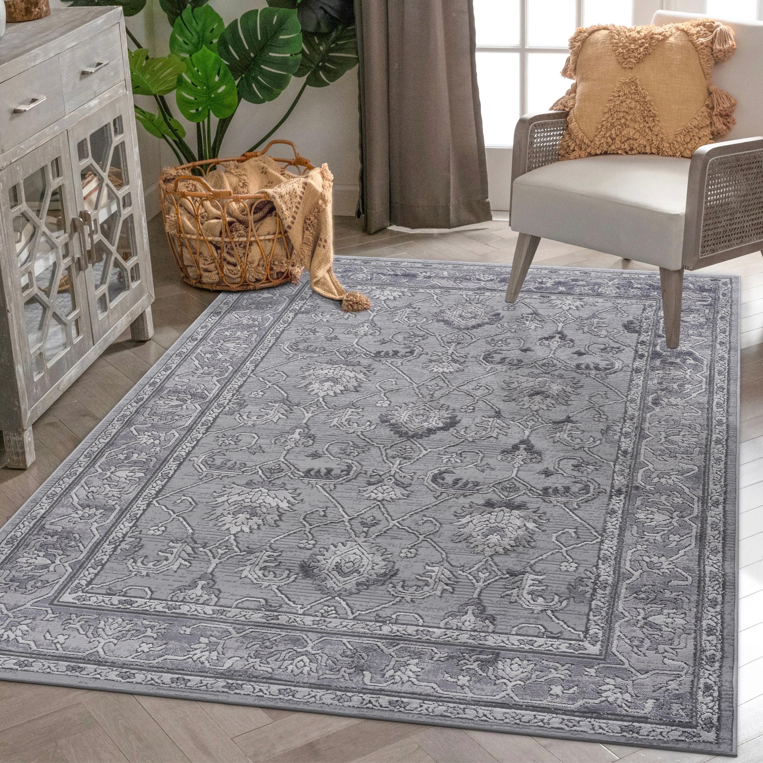Abstract Area Rug - 5' x 7'