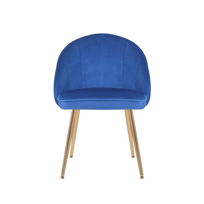 Porthos Home Daija Velvet Dining Chairs with Gold Legs