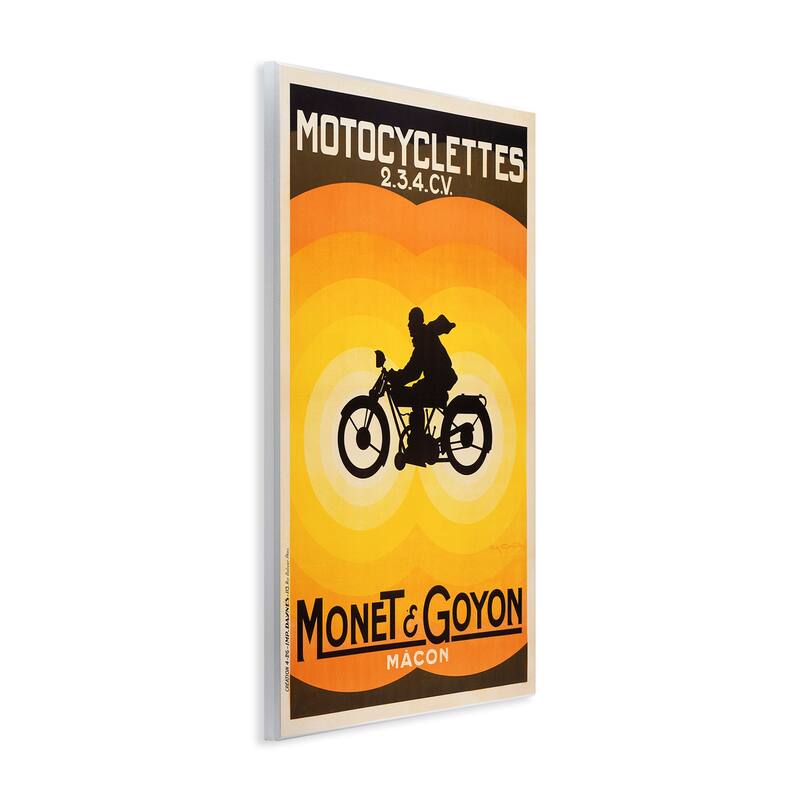 Stupell Vintage Motorcycle Advertisement Wall Plaque Art Design By Marcus Jules