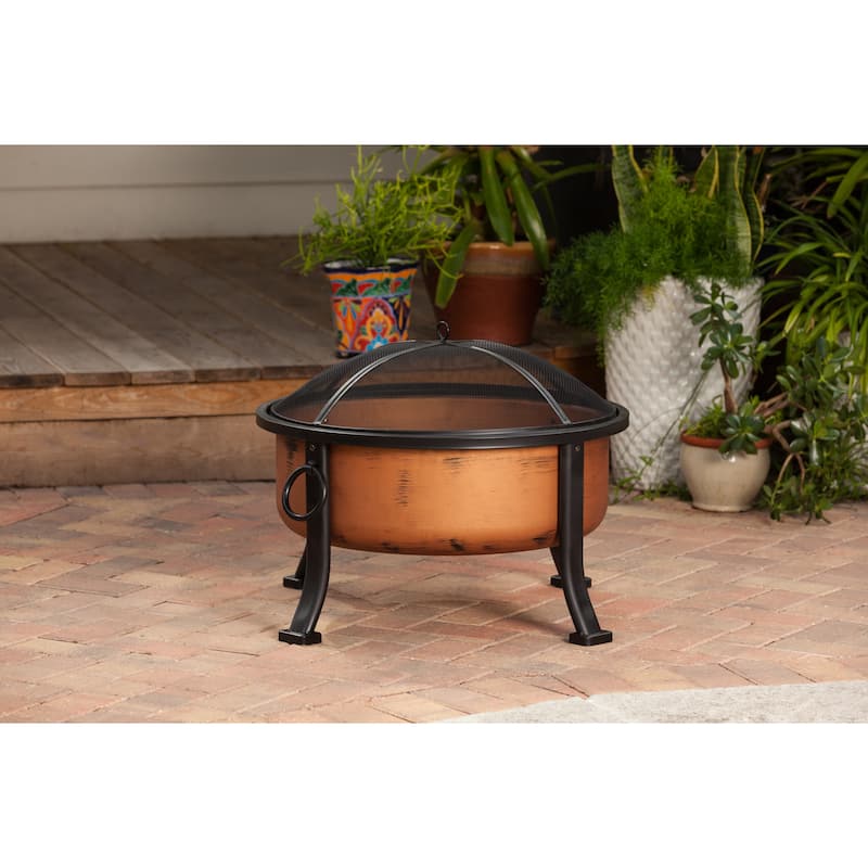 Welan Wood Burning Fire Pit by Havenside Home