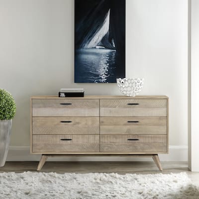 Carson Carrington Junsternas Mid-century 6-drawer Dresser