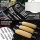 preview thumbnail 2 of 6, BBQ Grill Accessories Kit - 19-Piece Stainless-Steel Grilling Tools Set with Carrying Case by Chef Buddy