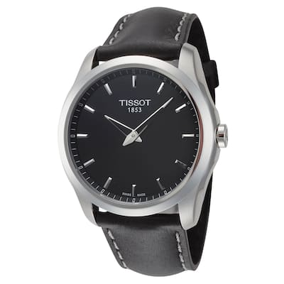 Tissot Men's Couturier 39mm Quartz Watch T0354461605102 - Black - N/A