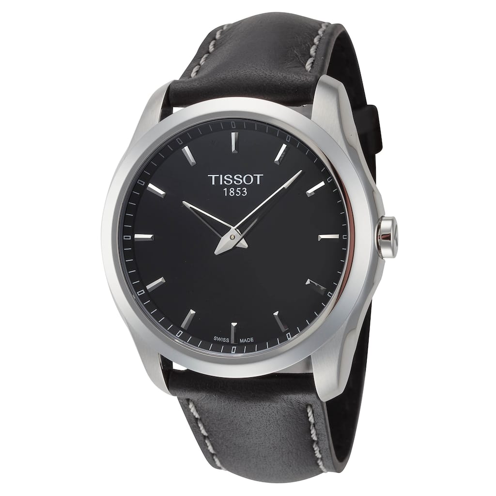Tissot Men's Couturier 39mm Quartz Watch T0354461605102 - Black - N/A