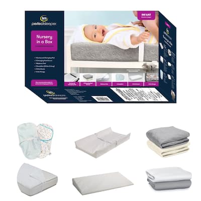 Serta 9-Piece Nursery-in-a-Box Newborn Baby Gift Set