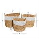 preview thumbnail 65 of 81, Handmade Dried Plant Wicker Contemporary Storage Basket