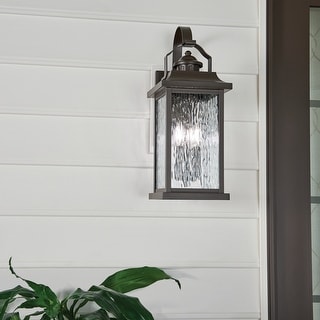 Kichler Lighting Linford 22-in 3-Light Olde Bronze Outdoor Wall Light