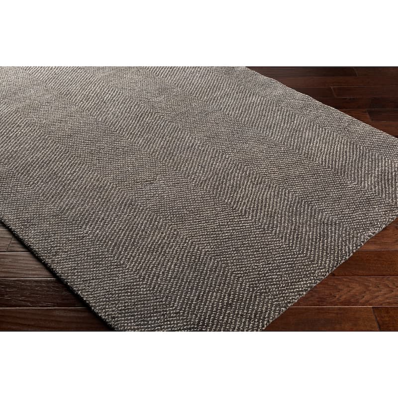 Fazeley Hand Knotted Wool Blend Casual Area Rug