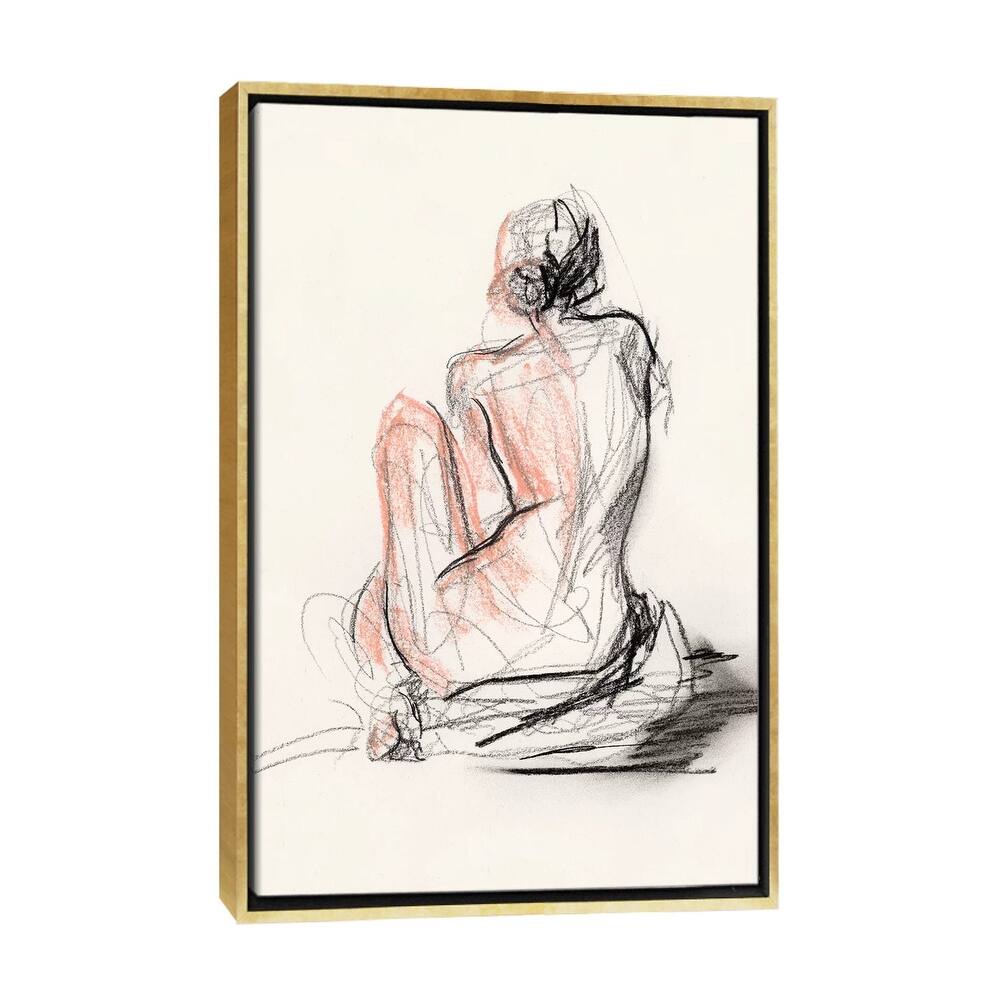 iCanvas "Figure Gesture II" by Jennifer Paxton Parker Framed Canvas Print
