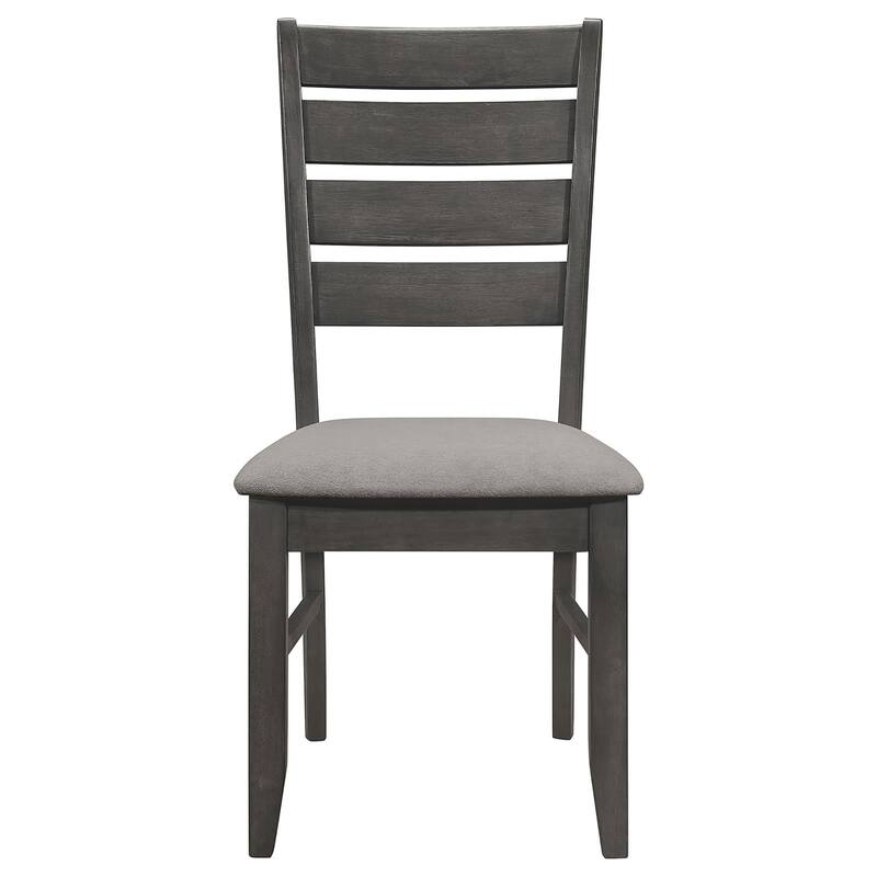 Wooden Padded Seat Side Chairs,Dining Chair (Set of 2)