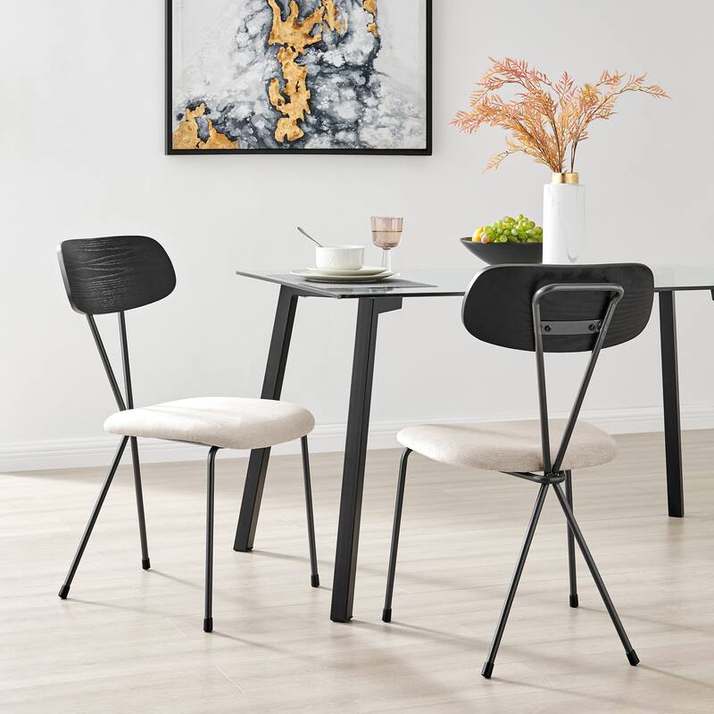 NPD Furniture Elise Fabric Dining Side Chair (Set of 4)