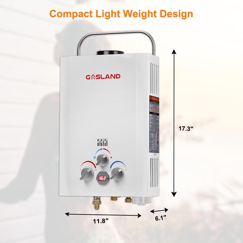 Gasland BE158 6L Outdoor Portable Gas Water Heater