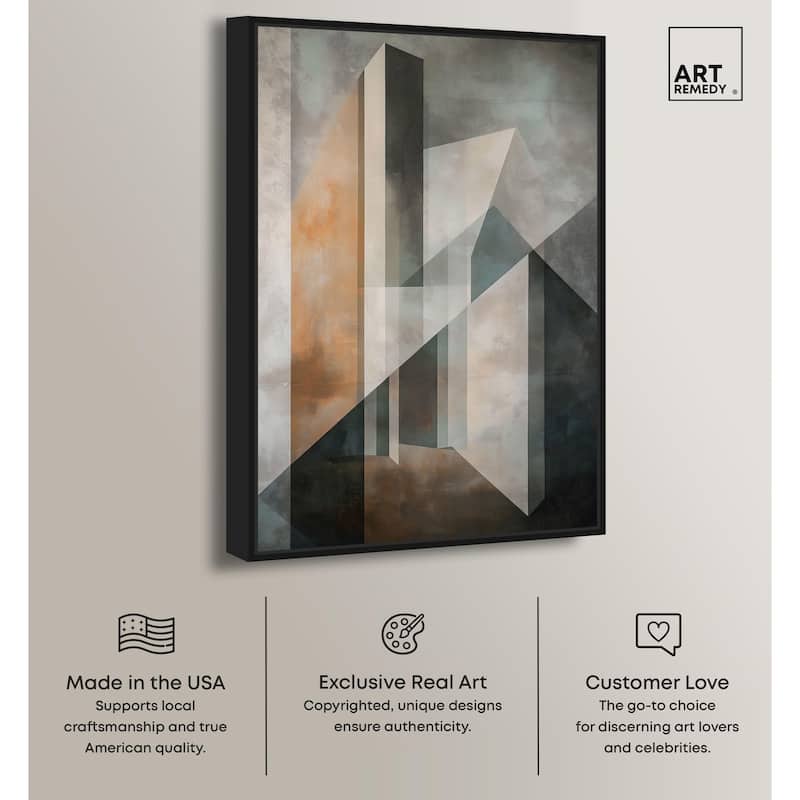 Spatial Geometry Canvas by Art Remedy