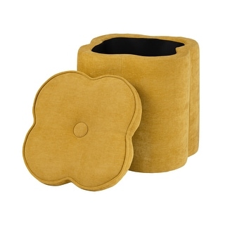 Ottoman with Storage - Chenille