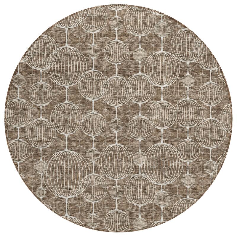 Machine Washable Indoor/ Outdoor Chantille Modern Decor Rug