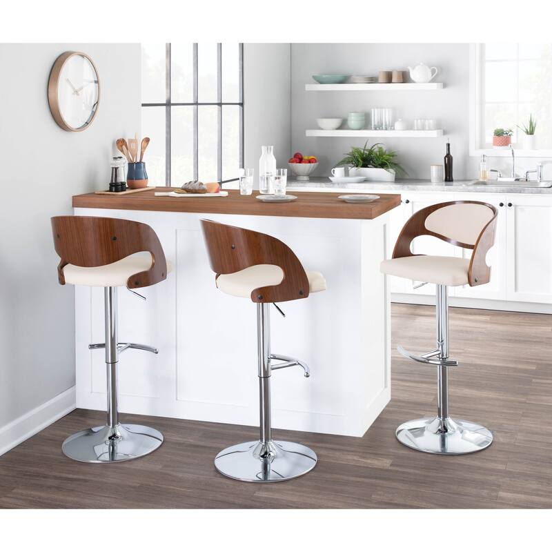 Carson Carrington Visby Adjustable Barstool with Swivel