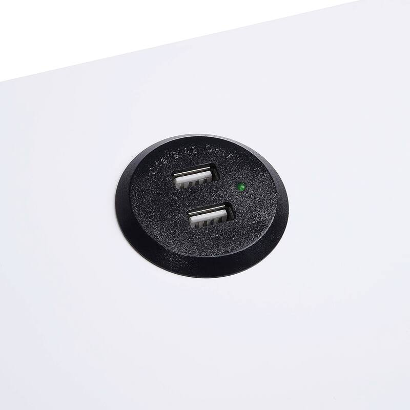 Accent Table with USB Charging Dock