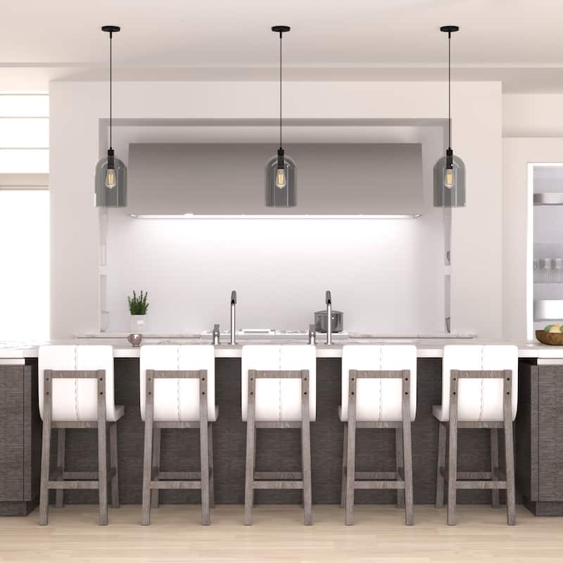 Hunter 16" Lochemeade 1-Light Pendant - Kitchen Island, Dining Room, Bedroom - Modern Farmhouse, Contemporary, Industrial
