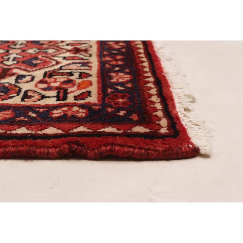 ECARPETGALLERY Hand-knotted Andelz Red Wool Rug - 5'6 x 10'1