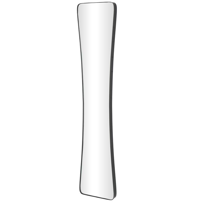 Black or Gold Metal Tall Abstract Room Wall Mirror