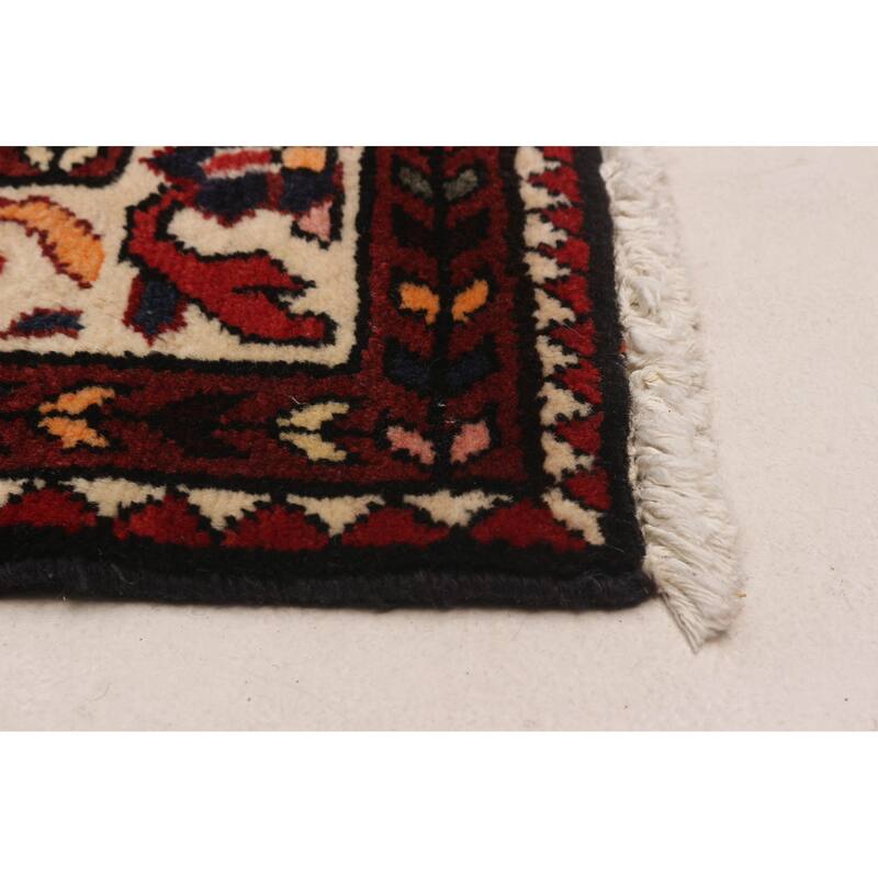 ECARPETGALLERY Hand-knotted Andelz Red Wool Rug - 3'7 x 10'2