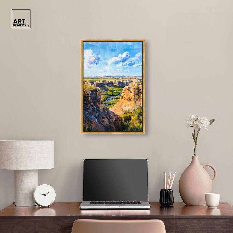 Rolling Hills and Sky II Canvas by Art Remedy