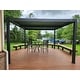 preview thumbnail 9 of 74, PURPLE LEAF Outdoor Louvered Pergola with Adjustable Metal Roof for Patio Pergola