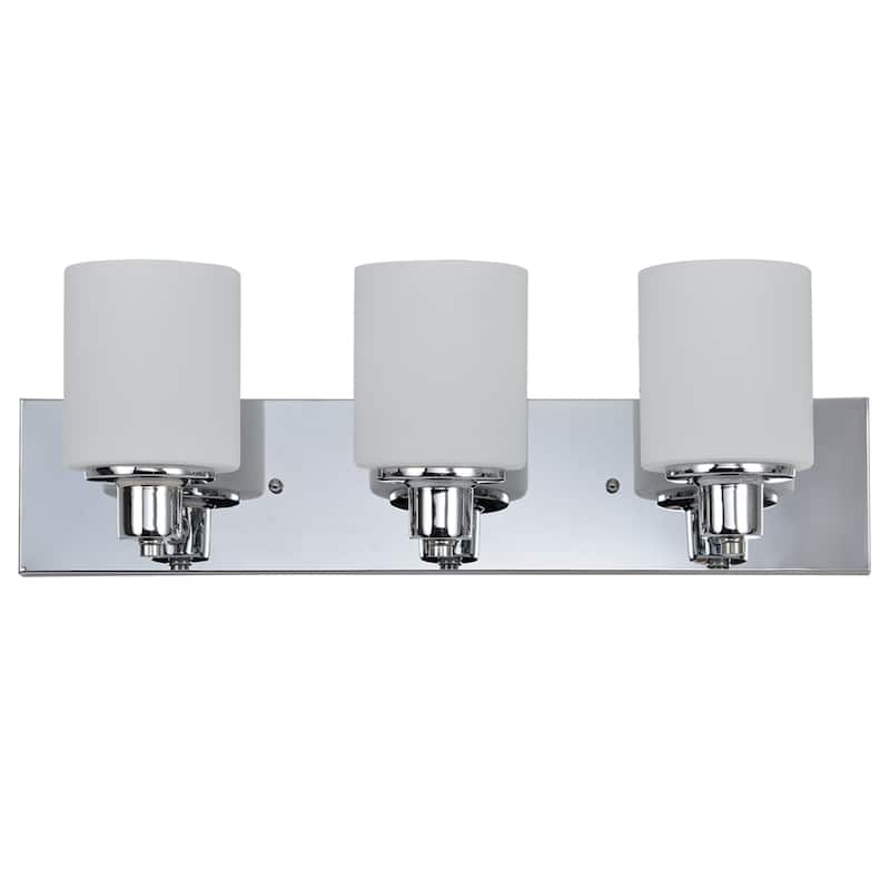 Dane Polished Chrome Dimmable 3-Light Vanity Light - Polished Chrome