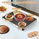 preview thumbnail 6 of 11, Costway 1/2/3/4PCS 16" x 12" Electric Warming Tray Tempered Glass Food