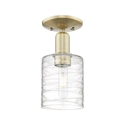 Innovations Lighting 716-1C-11-5 Cobbleskill Semi-Flush Cobbleskill 5"