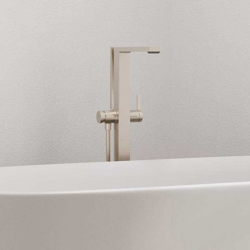 Hansgrohe 73445 Tecturis E Floor Mounted Tub Filler with Built-In