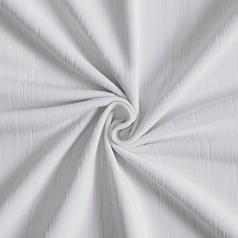 Exclusive Fabrics Ravello Burnout Velvet Curtains (1 Panel) Room Darkening Curtains For Bedroom & Living Room Curtains