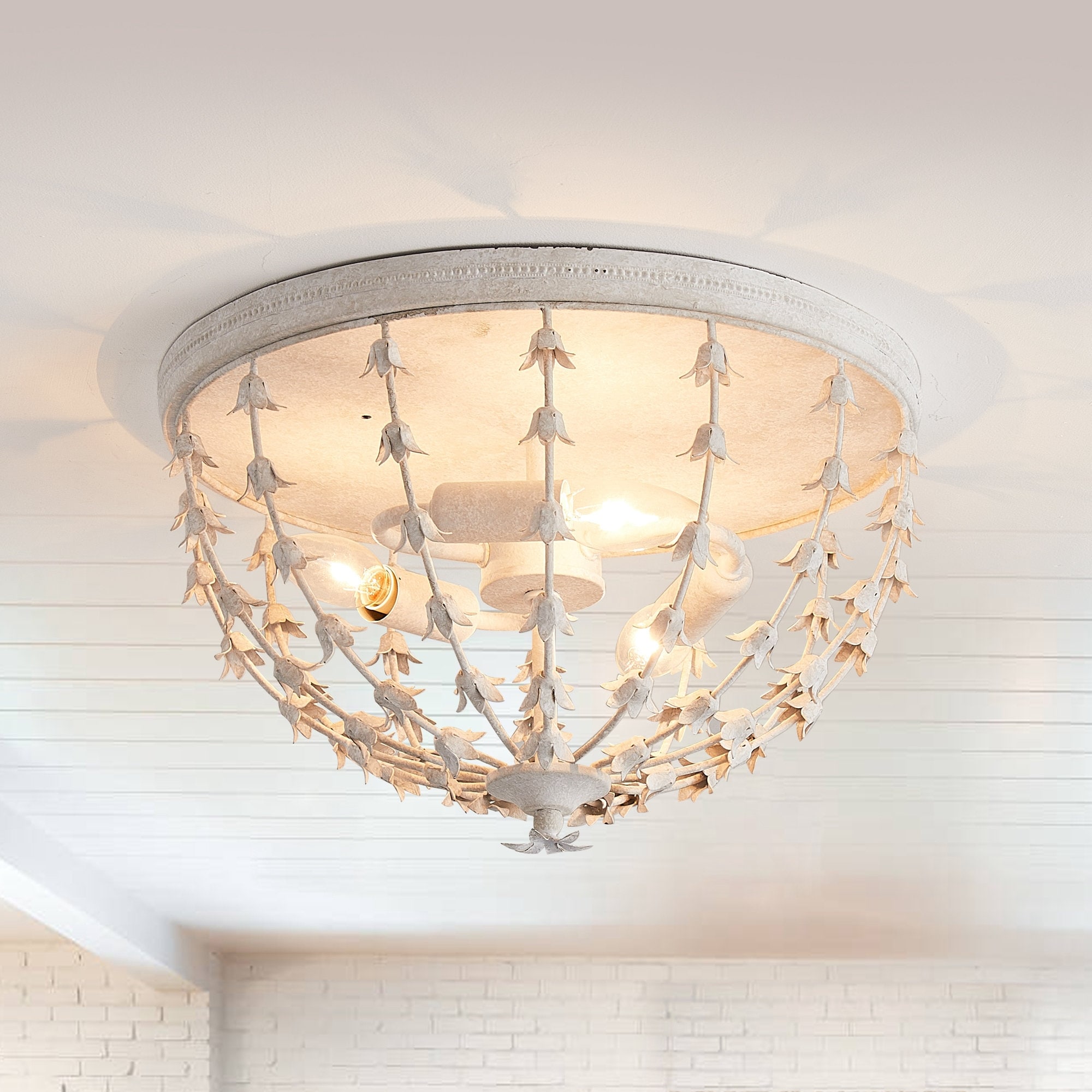 13 to 24 Inches, Mid-Century Modern Flush Mount Ceiling Lights - Bed Bath &  Beyond