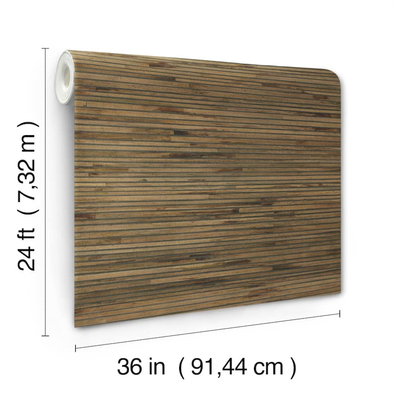 Sartrouville Hyacinth Leaf 36 In W X 24 Ft L Wallpaper