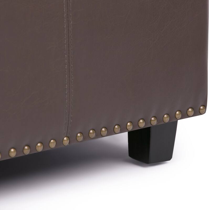 WYNDENHALL Stanford Upholstered Storage Ottoman